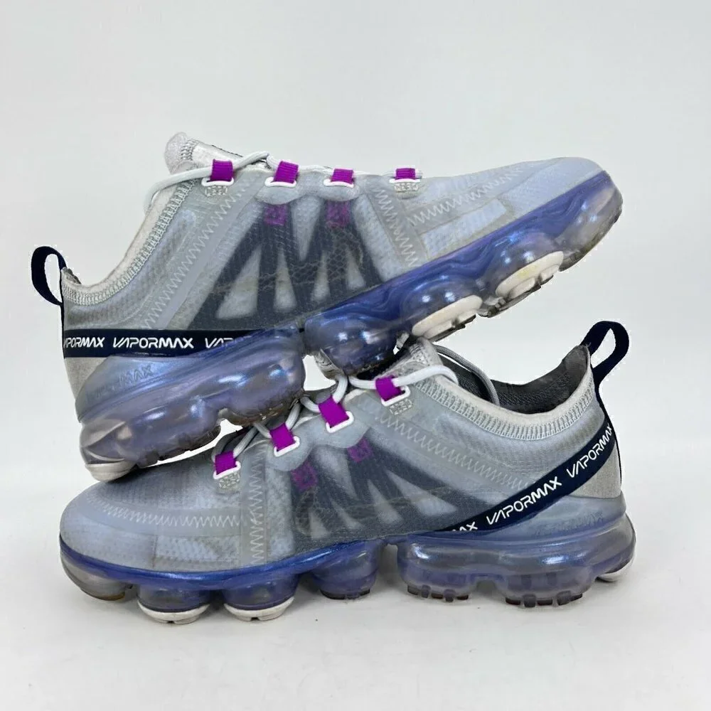 Nike Air Vapormax 2019 Grey Running Trainers Women Shoes AR6632-023 Size 7.5